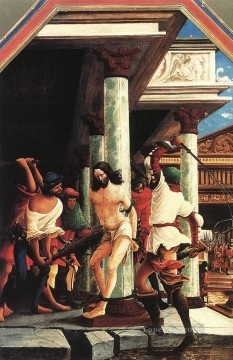 The Flagellation Of Christ Flemish religious Denis van Alsloot Oil Paintings